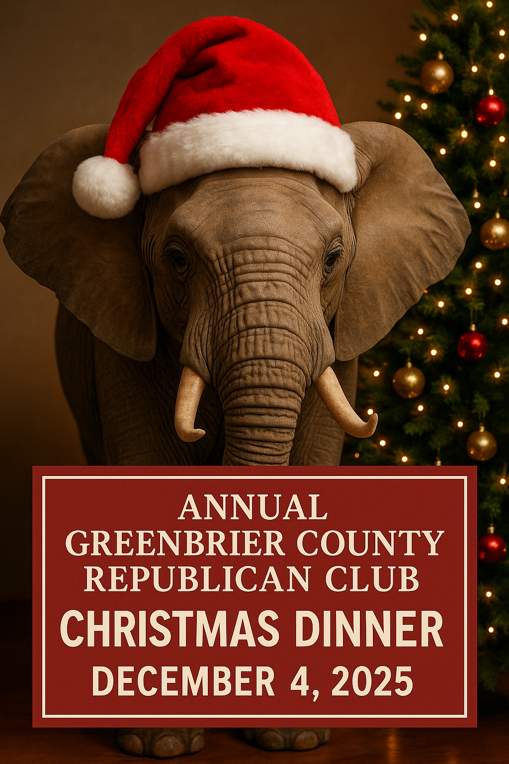 GOP Christmas Dinner Graphic